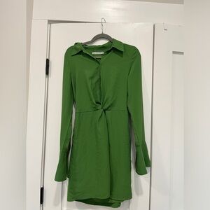 Green Abercrombie Shirt dress
